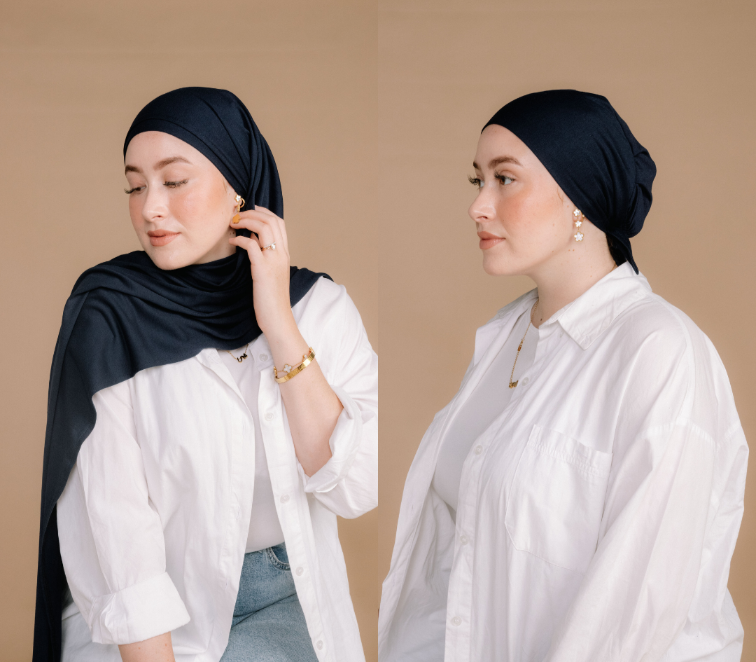 NAVY COMBO - HIJAB & UNDERCAP