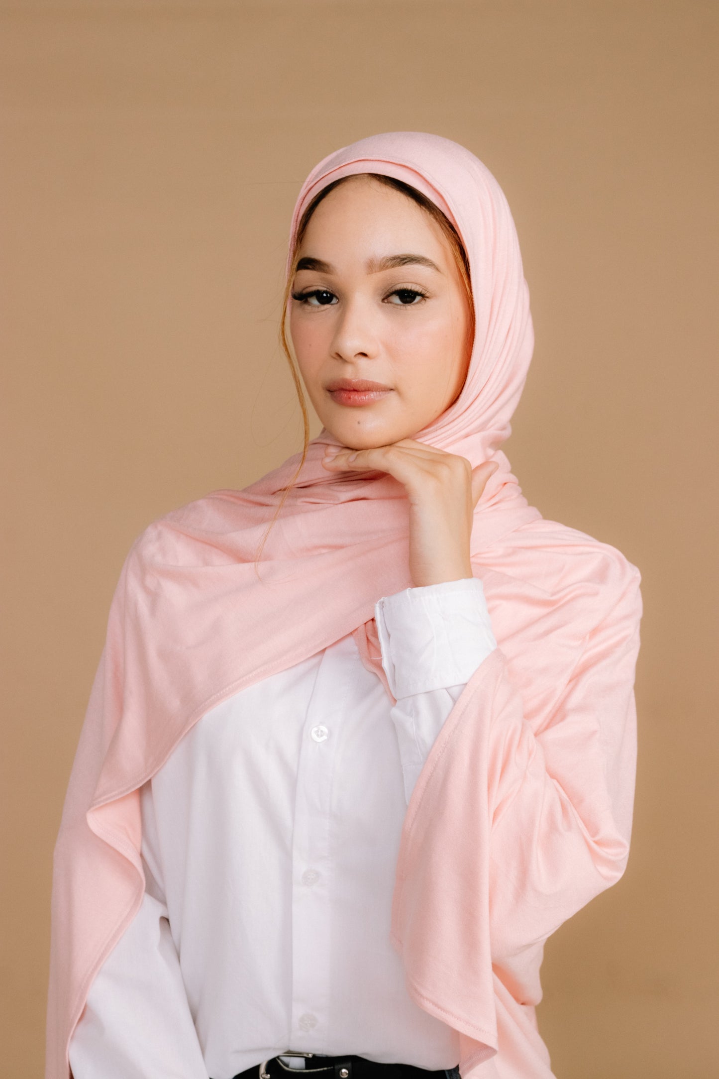 SALMON PREMIUM JERSY HIJAB