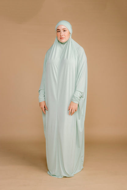 TIE BACK BURKHA - SAGE