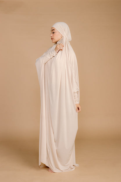 TIE BACK BURKHA - SAND