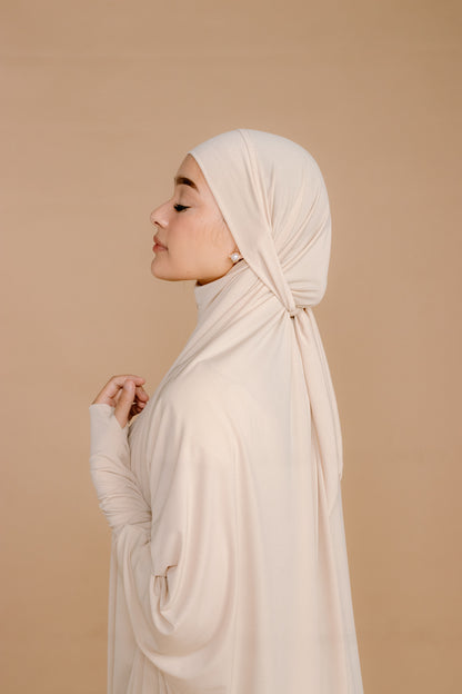 TIE BACK BURKHA - SAND