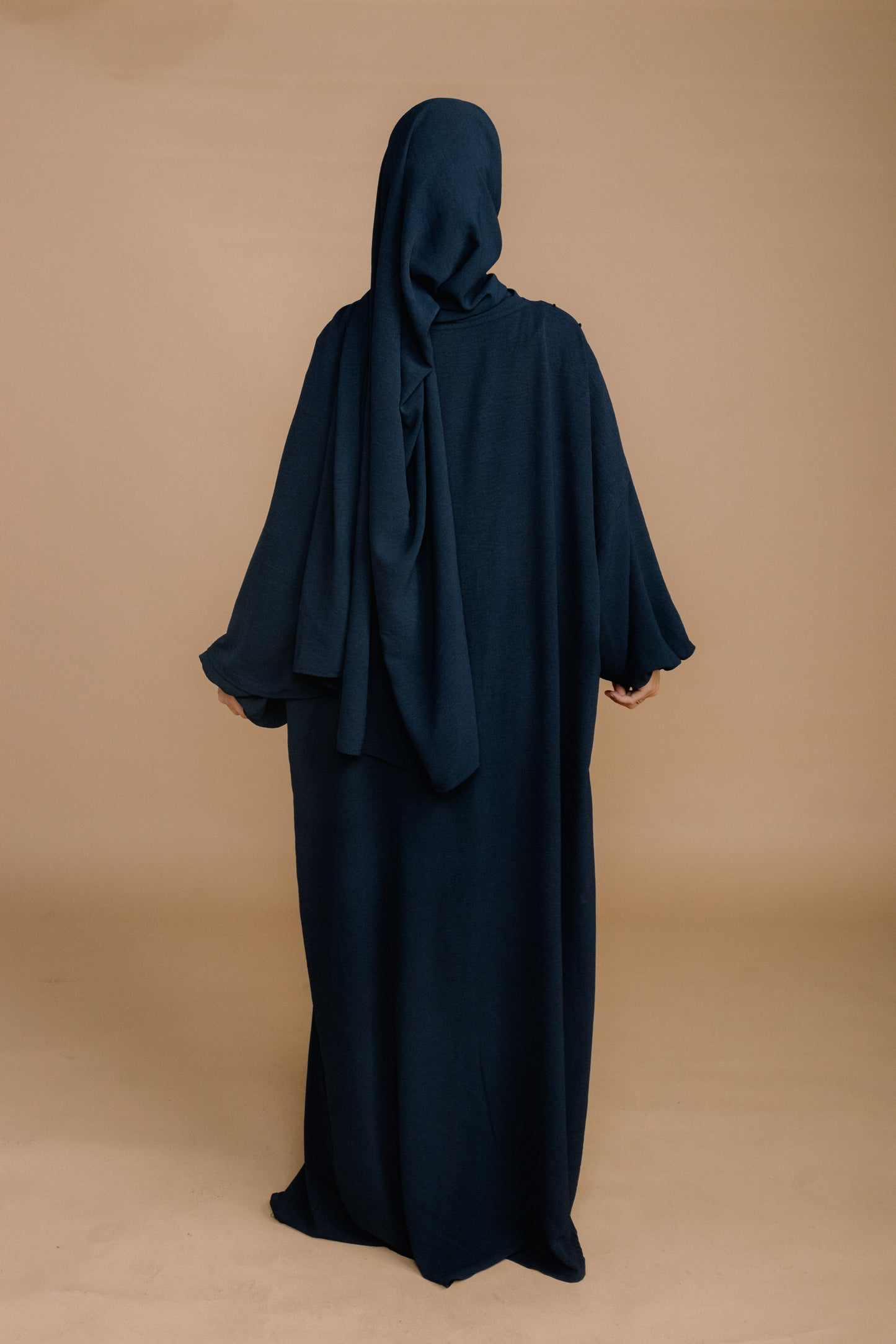 SCARF ABAYA - NAVY