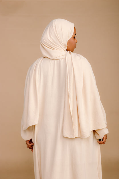 SCARF ABAYA - SAND