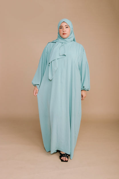 SCARF ABAYA - DUCK EGG