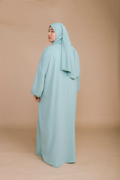 SCARF ABAYA - DUCK EGG