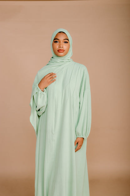 SCARF ABAYA - SAGE