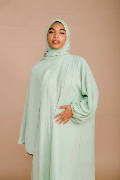 SCARF ABAYA - SAGE