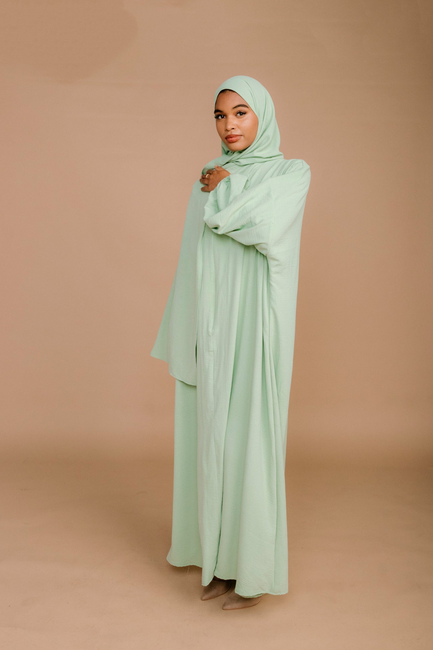 SCARF ABAYA - SAGE