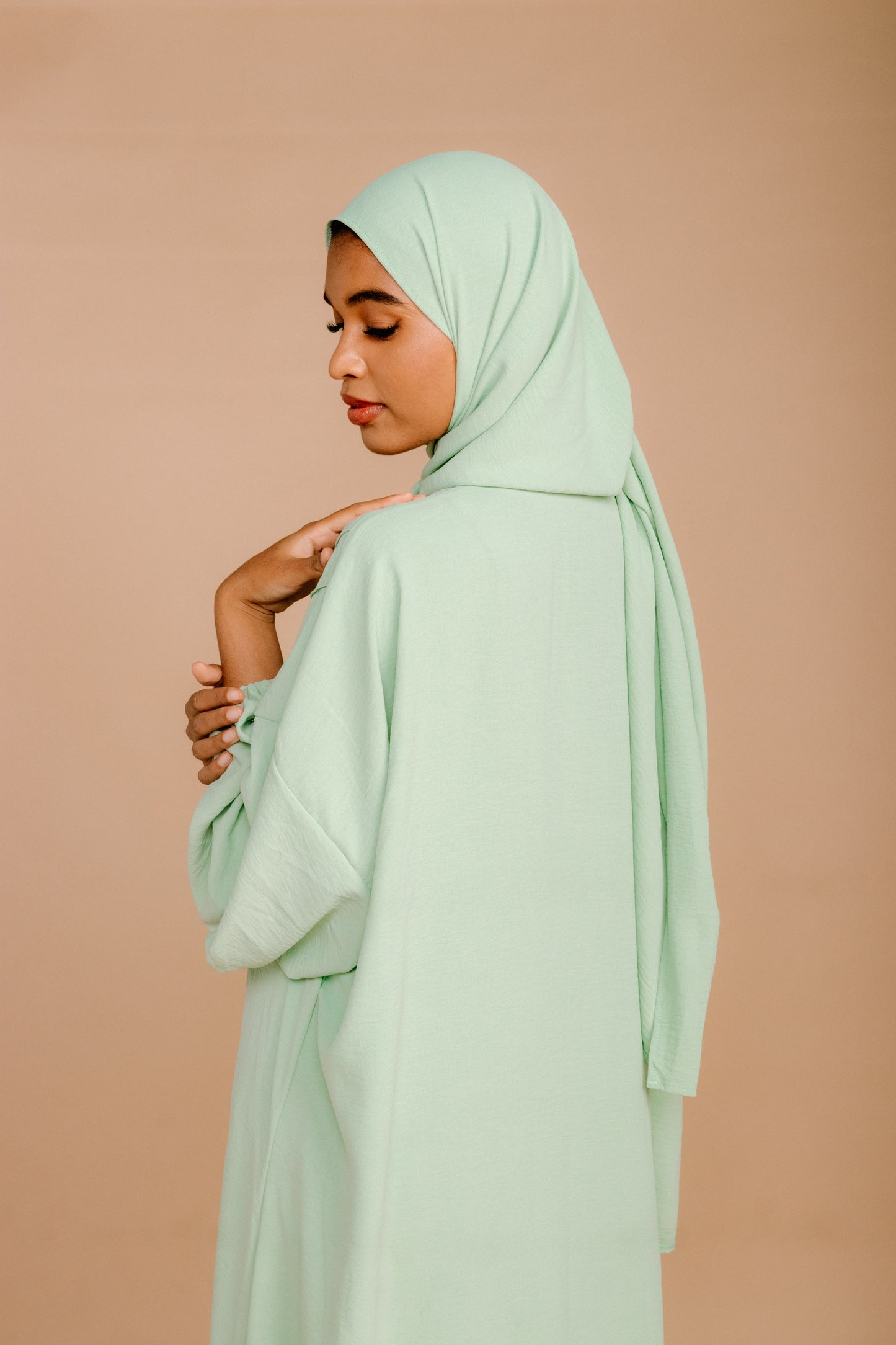 SCARF ABAYA - SAGE